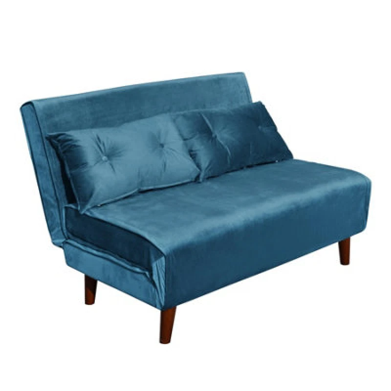 Image of KOSY KOALA KOSY KOALA Double Sofa Bed Sleeper Foldable Portable Pillow Lounge Couch Blue Sofa Bed Living Room Furniture Blue One Size Unisex 506071158