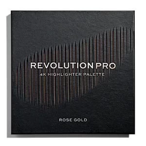 Image of Revolution Pro 4K Highlighter Palette Rose Gold