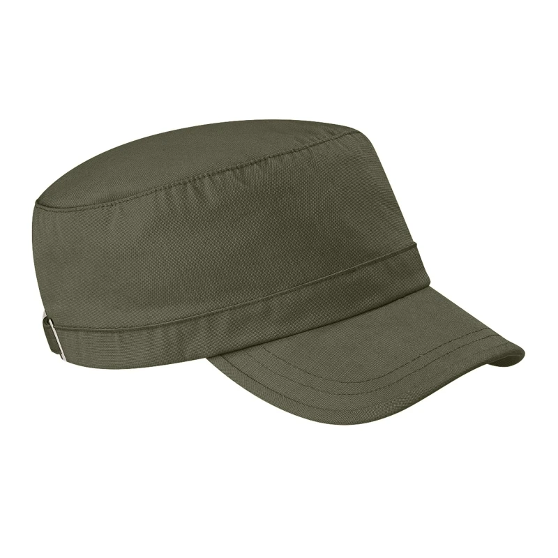 Image of Beechfield Beechfield Army Cap Headwear Pack of 2 in Dark Olive Dark Olive One Size Unisex 5059269087913