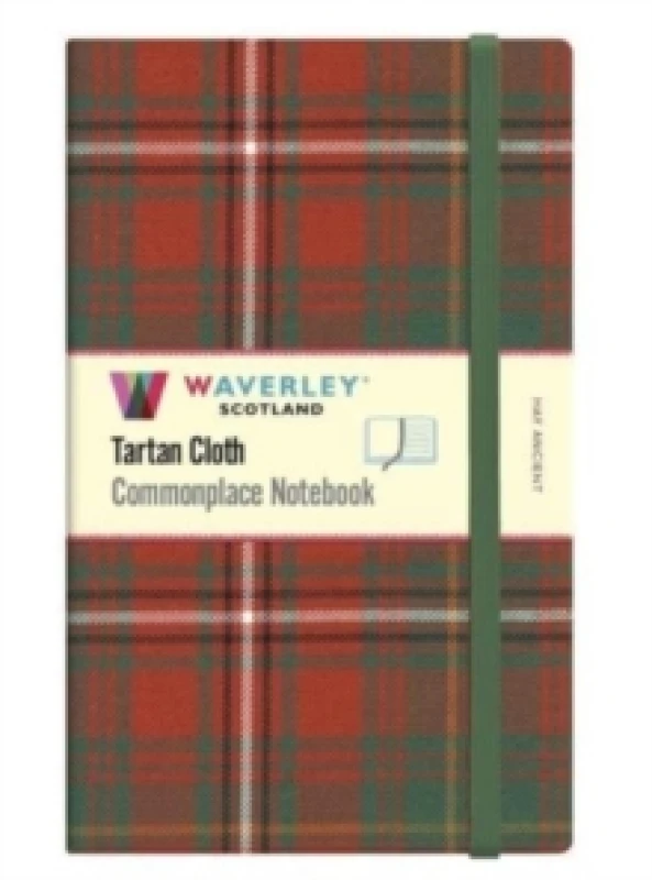 Image of Waverley Tartan Commonplace Hay Ancient Large (21 X 13CM) Notebook Hardback