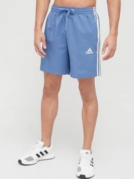 Image of Adidas 3-Stripe Chelsea Shorts - Blue