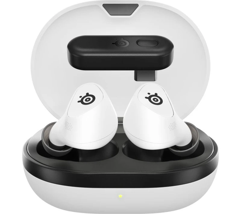 Image of SteelSeries Arctis GameBuds Wireless Noise Cancelling Gaming Earbuds for PS5 - White 5707119059206