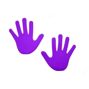 Image of Hand Floor Marker (Pack of 6) - Purple