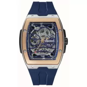 Image of Ingersoll The Challenger 1892 Automatic Mens Watch Blue Dial and Blue PU Strap I12304