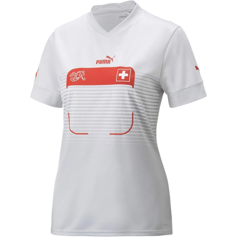 Image of Puma Switzerland Away Kit 2022 Womens - White White 8