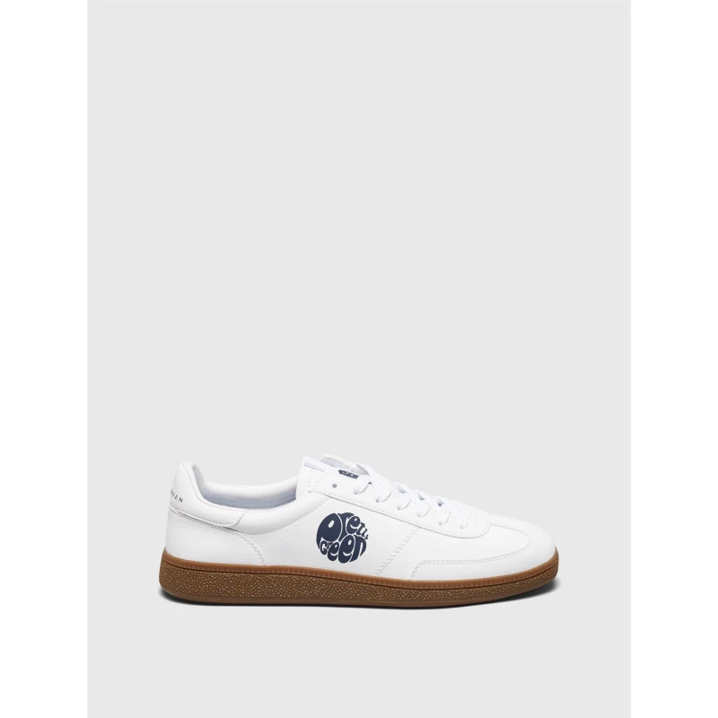 Image of Pretty Green PG Ramblas Lth Sn63 White male 6 (39)