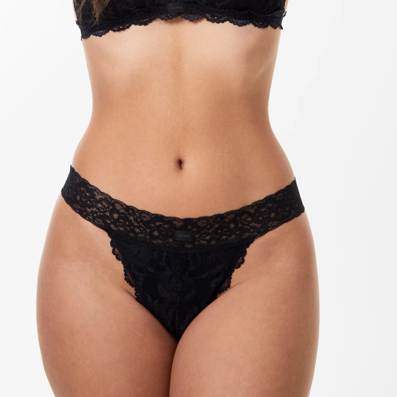 Image of Jack Wills Daisy Thong - Black 10