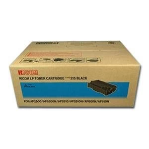 Image of Ricoh Type 215 Black Laser Toner Ink Cartridge