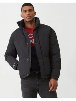Image of Jack & Jones Core Noah Short Padded Coat - Black