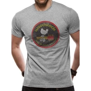 Image of Woodstock - Unisex Logo T-Shirt (Grey)