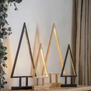 Image of Crossland Grove Waltham Tree With LED Small Black 160x50x400mm