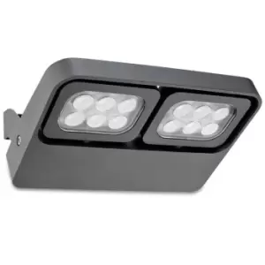 Image of April Outdoor LED Wall Light Urban Grey 1135lm 3000K IP54