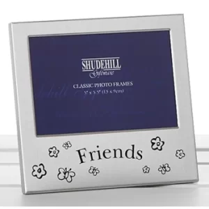 Image of Satin Silver Occasion Frame Friend 5x3