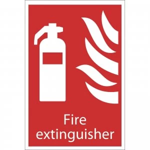Image of Draper Fire Extinguisher Sign 200mm 300mm Standard