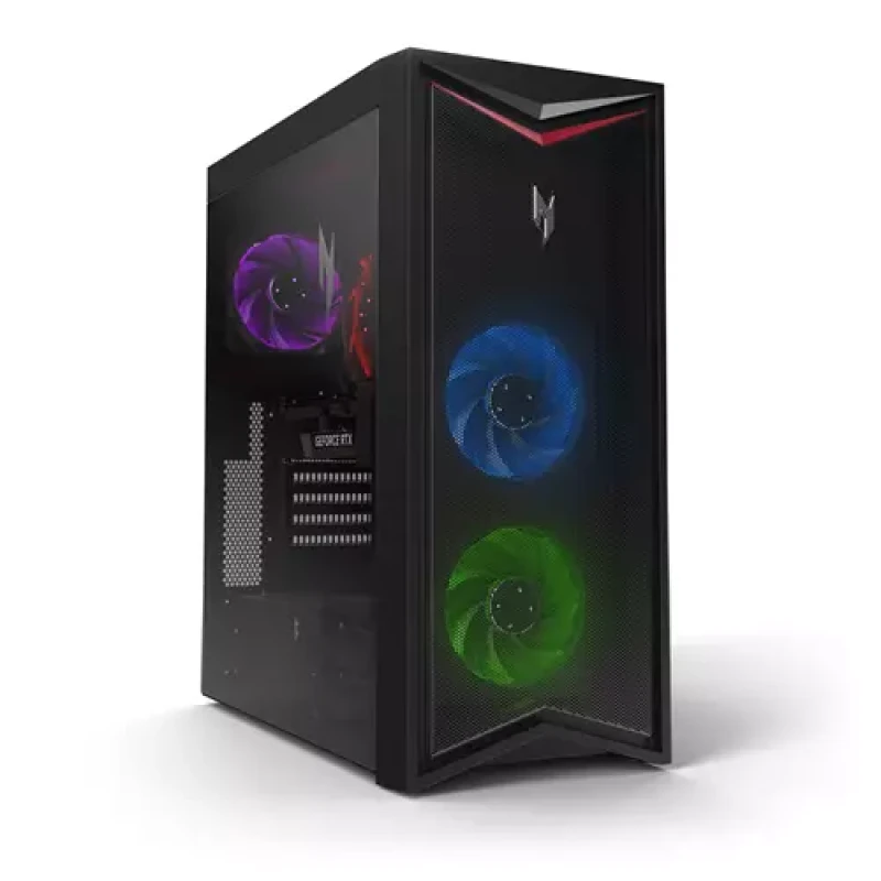 Image of Acer NITRO 70 N70-130 Ryzen 7 RTX4070 SUPER 16GB 1TB Gaming Desktop Computer DG.E3TEK.002