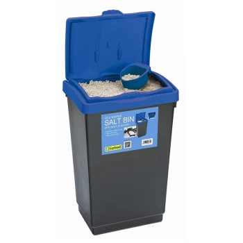 Image of Garland - Garden Winter Salt Bin Blue Lid for Storage - 47 Litres