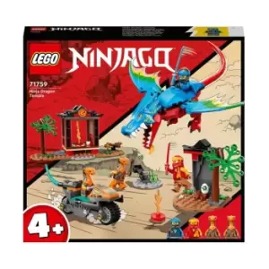 Image of LEGO NINJAGO Ninja Dragon Temple Toy Motorbike Set 71759 - Multi