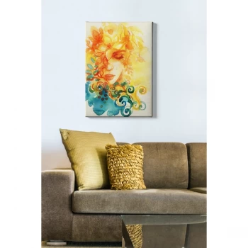 Image of Kanvas Tablo (50 x 70) - 56 Multicolor Decorative Canvas Painting