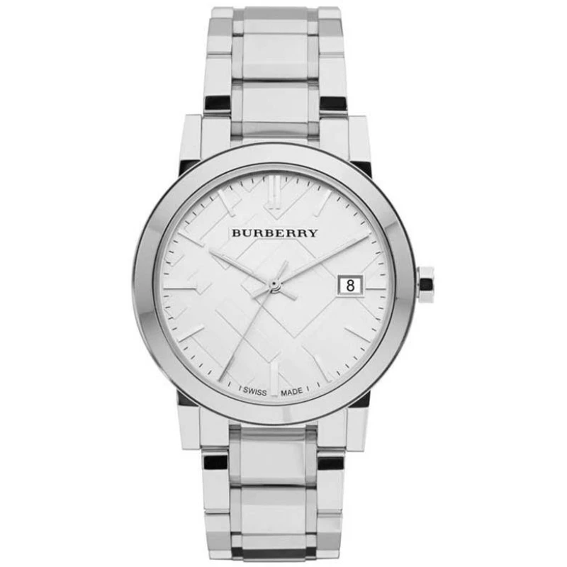 Image of Burberry Burberry BU9000 Silver Dial Stainless Steel Unisex Watch