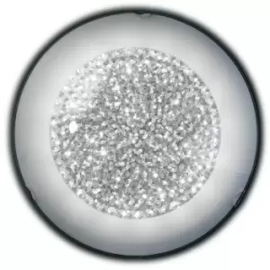 Image of Onli Brill 40cm LED Patterned Glass Flush Ceiling Light, 4000K