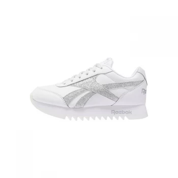 Image of Reebok Royal Classic Jogger 2 Platform Shoes - White / Silver Metallic / Whit