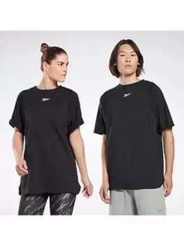 Image of Reebok MYT Graphic T-Shirt, Black, Size S, Men