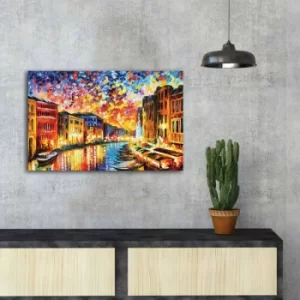 Image of FAMOUSART-081 Multicolor Decorative Canvas Painting