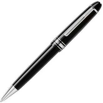 Image of Mont Blanc - Meisterstuck Platinum Line Midsize Ballpoint Pen - Ballpoint Pens - Black