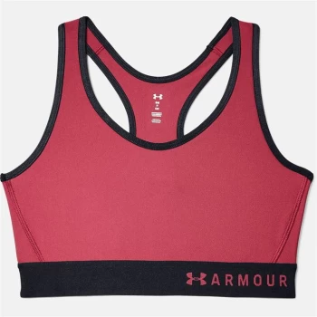 Image of Under Armour Mid Impact Bra Womens - Impulse Pink
