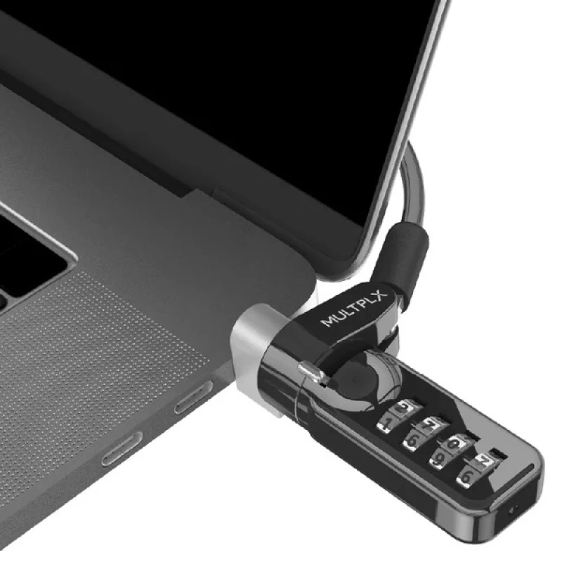 Image of Multiplx Multplx Universal Laptop Security Lock. Adapter and Laptop Co