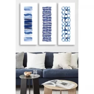 Image of MDF0083 Multicolor Decorative MDF Painting (3 Pieces)