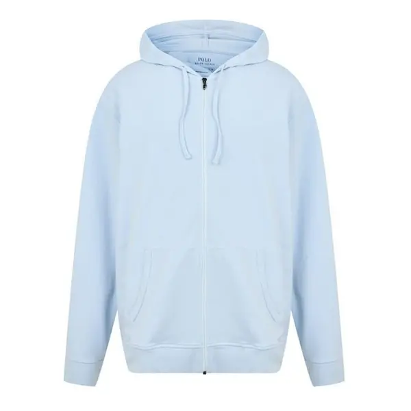 Image of Ralph Lauren Lounge Stretch Cotton Hoody - Blue M
