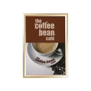 Image of Slingsby A0 Gold Mitred Corner Snap Frame