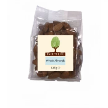 Image of Tree of Life Almonds - Whole - 125g x 6 (Case of 6)