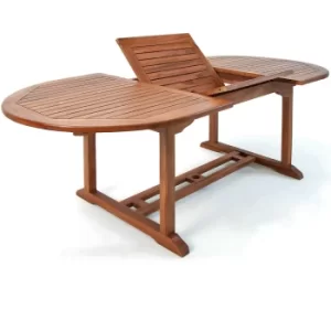 Image of Garden Table Vanamo Eucalyptus Wood 150-200x100x74cm FSC -certified