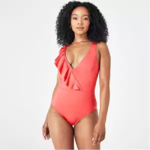Image of Biba Ruffle Swimsuit - Orange