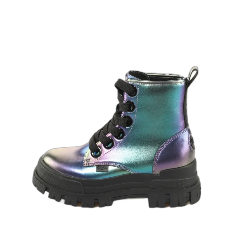 Image of Buffalo Womens boots Buffalo Aspha Lace Up Hi Violet Female 36