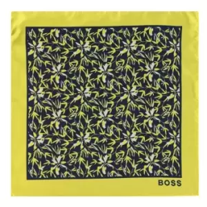 Image of Boss Rolled Pocket Square 33x33cm - Yellow