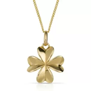 Image of JG Fine Jewellery 9ct Gold Four Leaf Clover Necklace