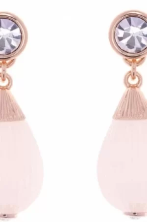 Image of Ted Baker Ladies Rose Gold Plated Parisi Mini Plisse Earring TBJ1616-24-13