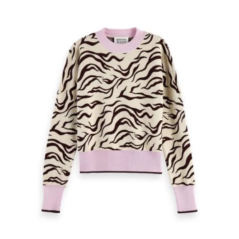 Image of Scotch and Soda Cotton Sweater - Multi