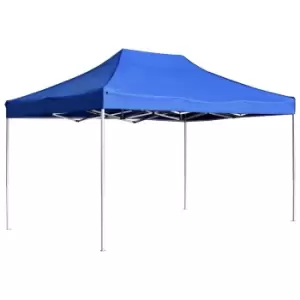 Image of Vidaxl Professional Folding Party Tent Aluminium 4.5X3 M Blue