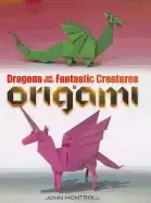 Image of dragons and other fantastic creatures in origami