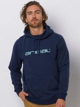 Image of Animal Driver Overhead Hoodie - Indigo Blue