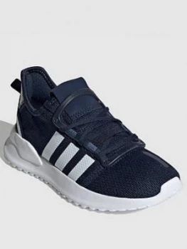 Image of adidas Originals U_path Run Childrens Trainers - Navy/White, Size 2