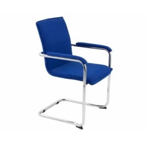 Image of TC Office Pavia Fabric Meeting Chair with Padded Arms, Royal Blue