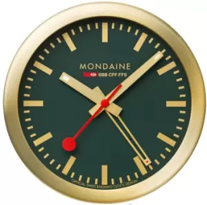 Image of Mondaine Clock Alarm Forest Green