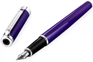 Image of Helix Oxford Fountain Pen Rose Gold Barrel Medium Blue