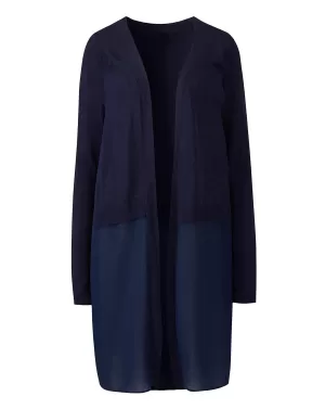 Image of I.Scenery Knit Mix Cardigan