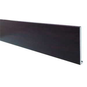 Image of Wickes PVCu Rosewood Fascia Board 18 x 225 x 4000mm